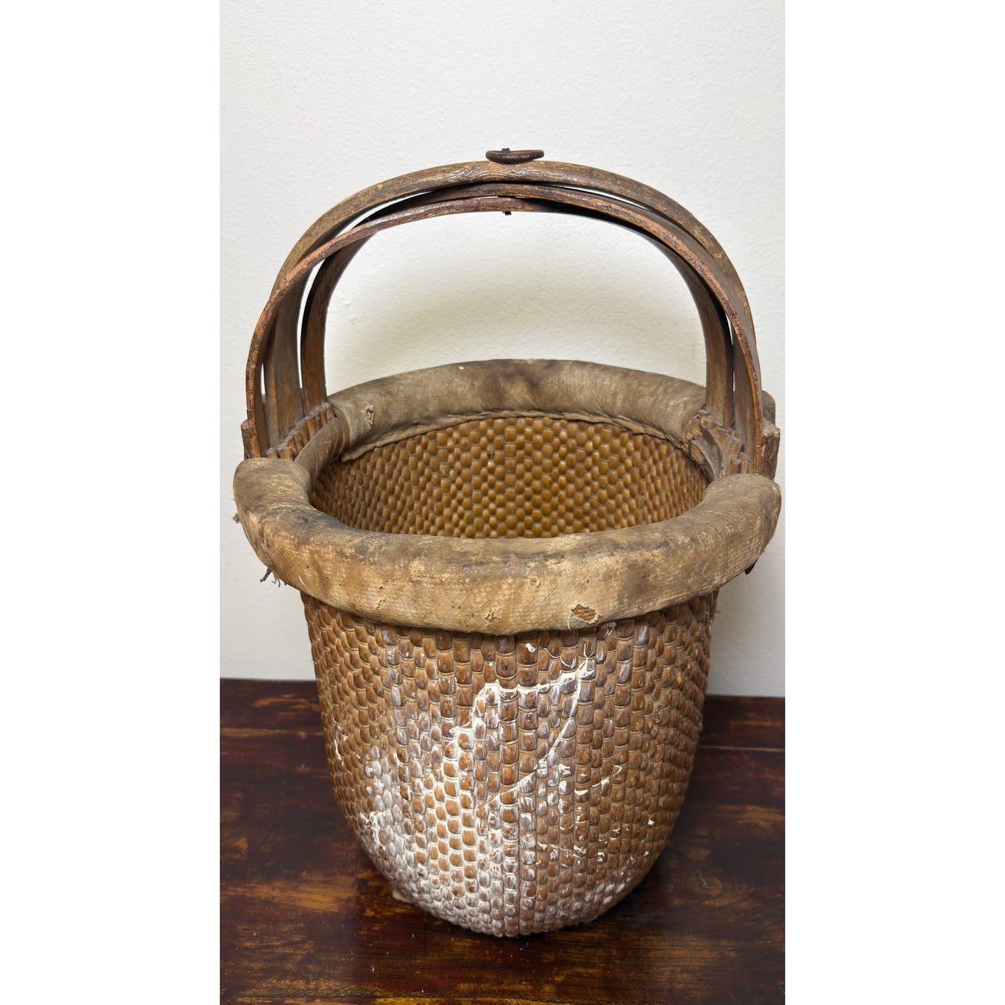 Antique Chinese rice basket