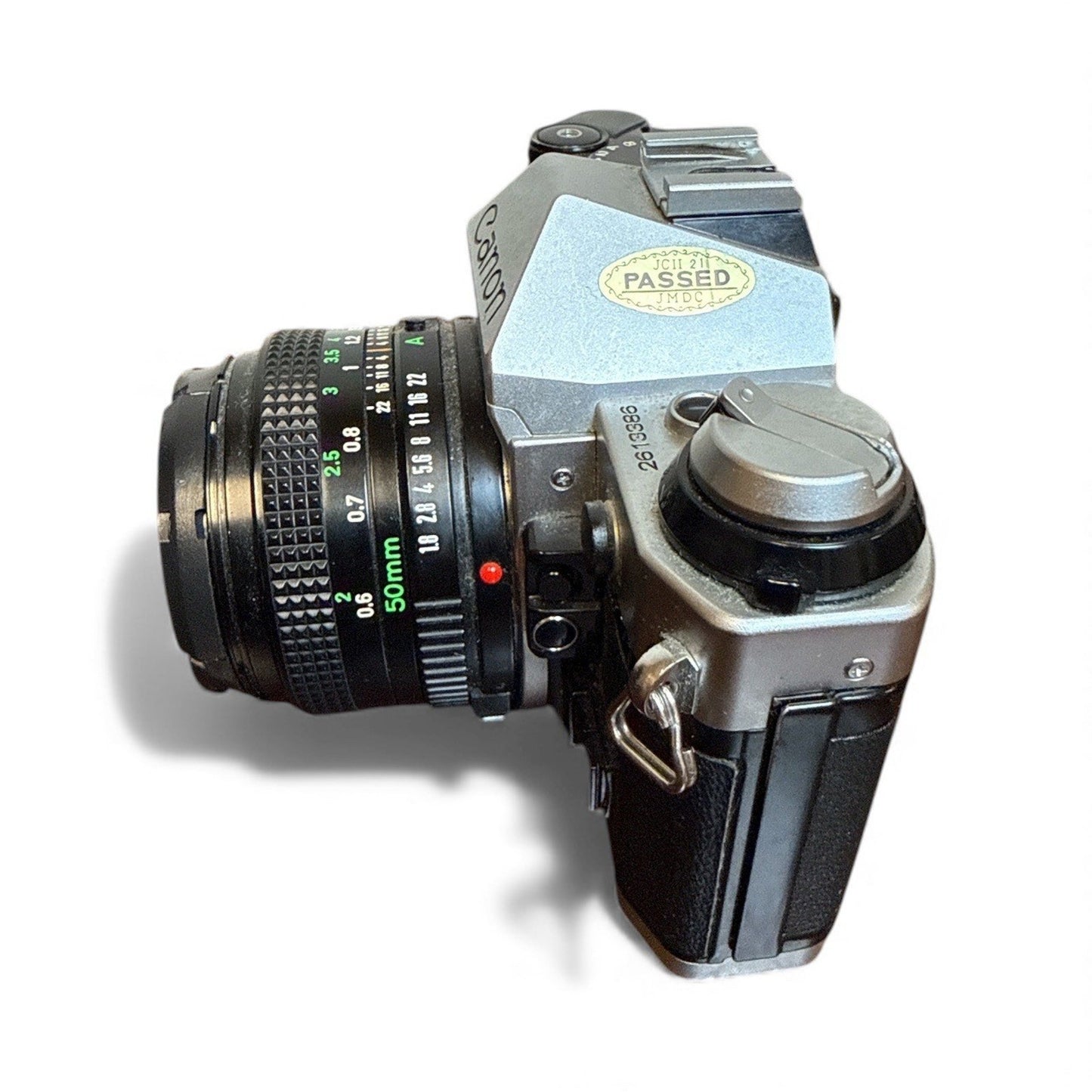 Canon AE-1 Program 35mm SLR Film Camera w/ Canon FD 50mm 1:1.8 Lens Pre-owned