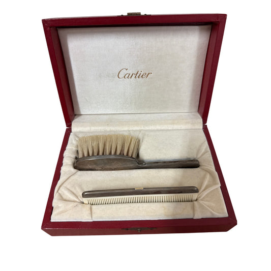 Authentic Cartier vintage grooming set