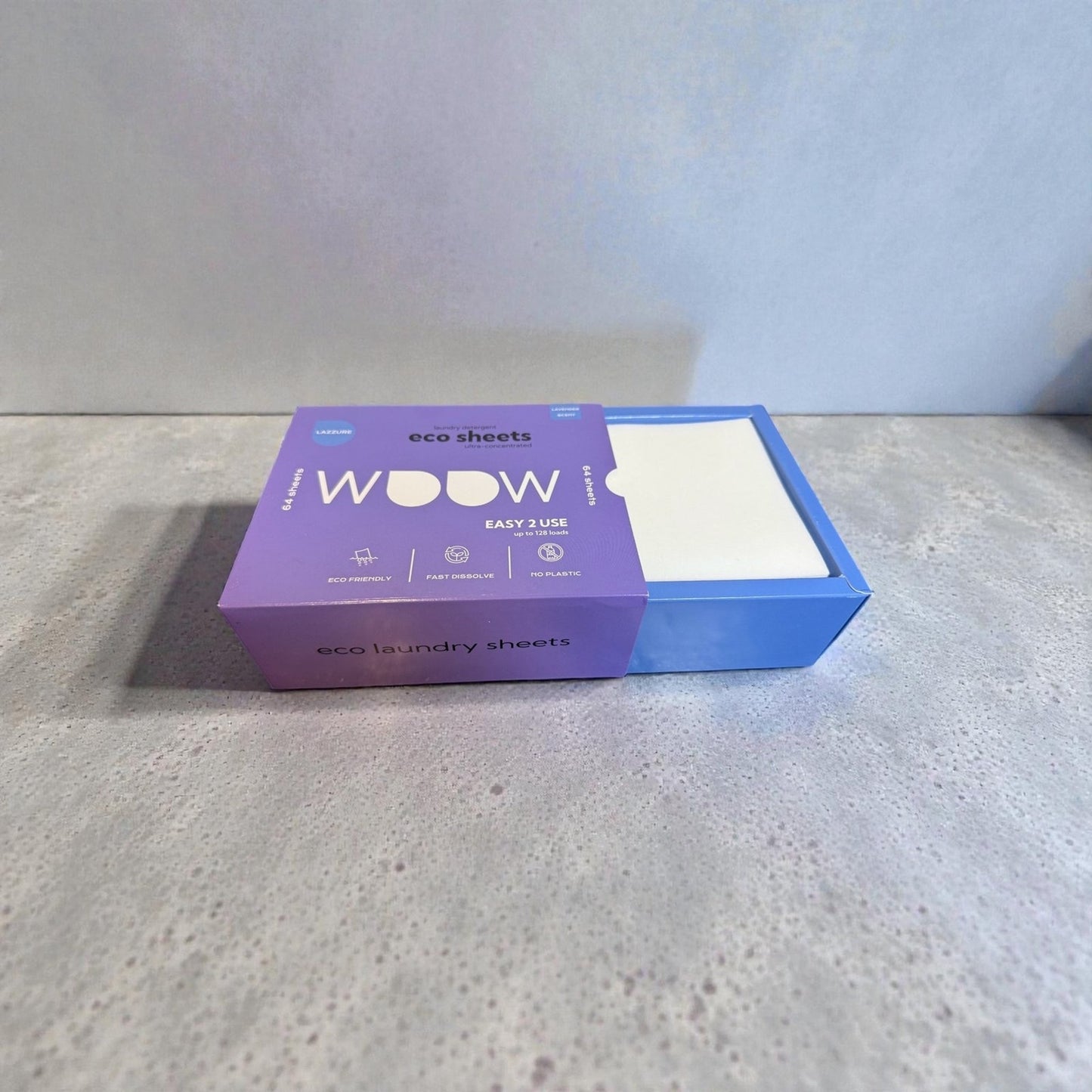 Eco Sheets Lavender Scent Laundry Detergent Sheets 64 Count Lazzure