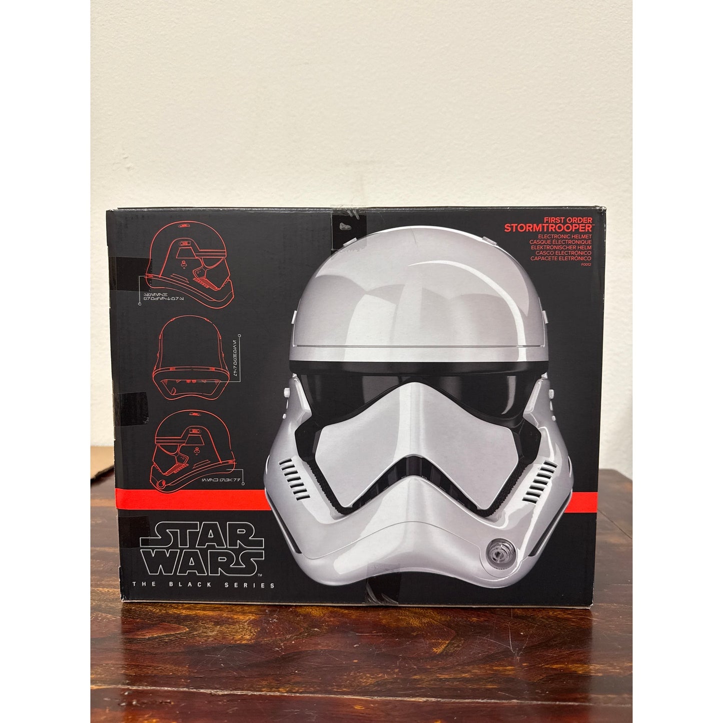 Star Wars Black Series First Order Stormtrooper Helmet Electronic Helmet