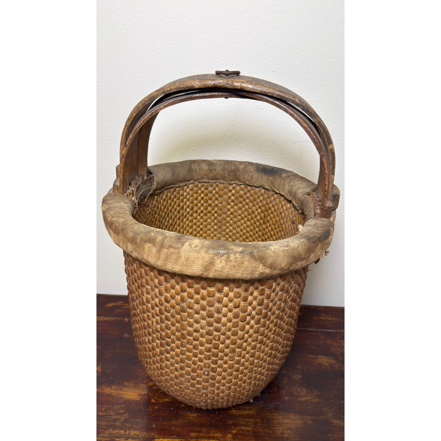 Antique Chinese rice basket
