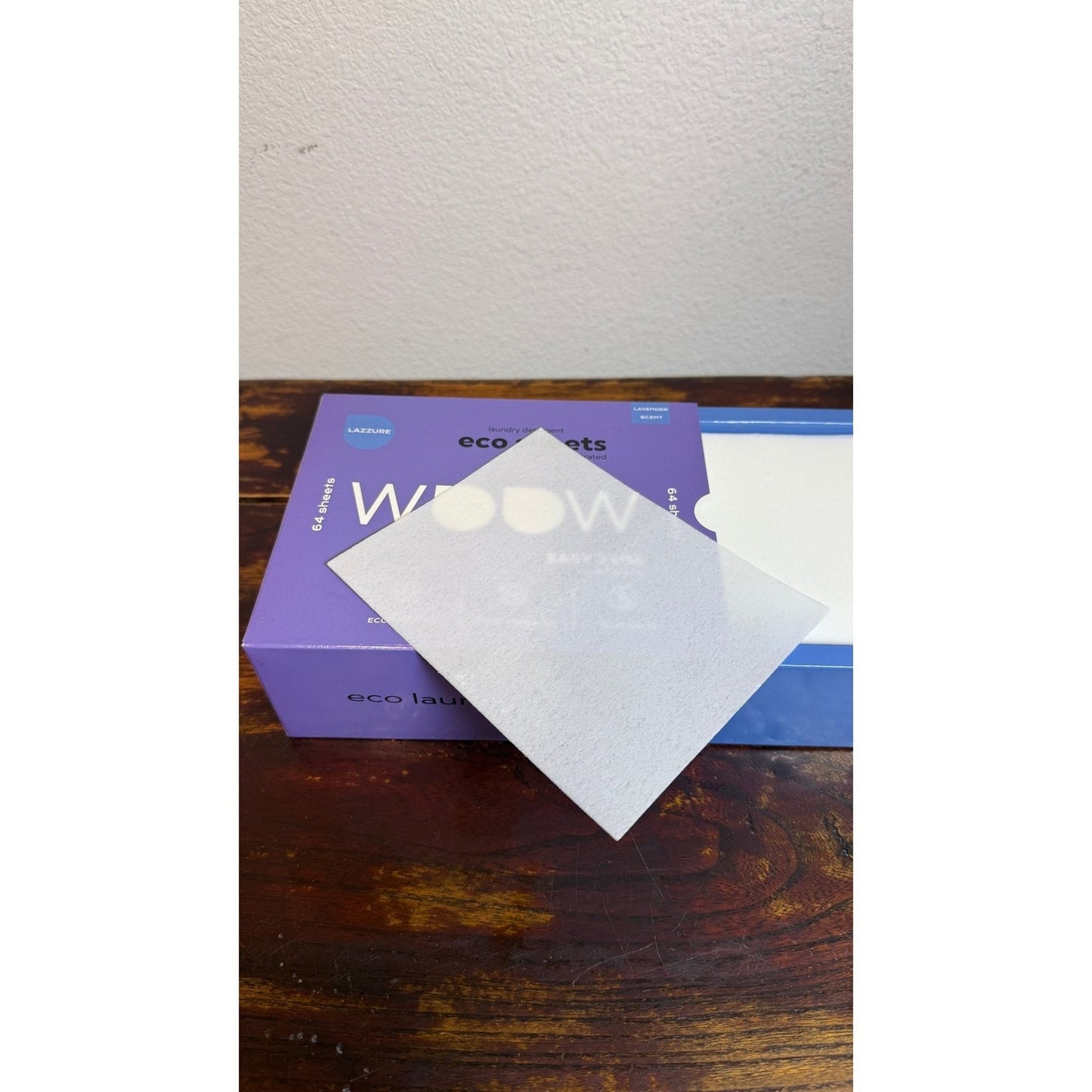 Eco Sheets Lavender Scent Laundry Detergent Sheets 64 Count Lazzure