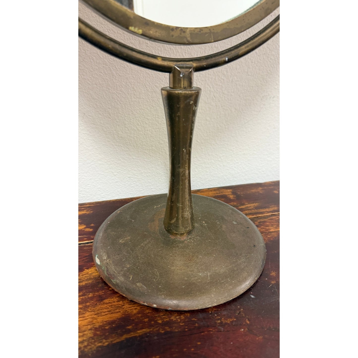 Vintage Brass Vanity Mirror